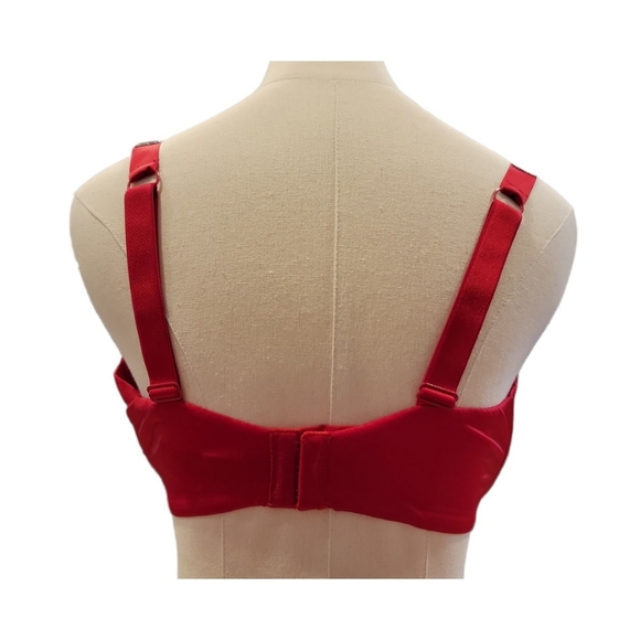 NWOT Victoria Secret Very Sexy Push Up Shine Strap Bra Red - Picture 5 of 5